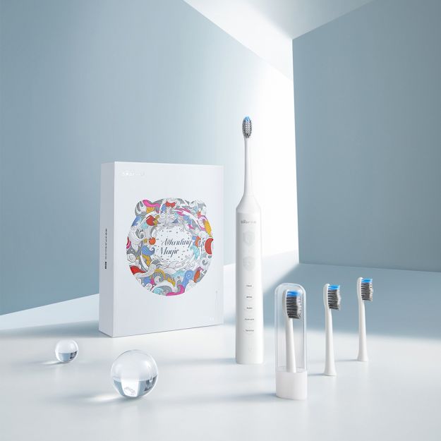 牙齒清潔好幫手--小熊磁懸浮聲波電動牙刷